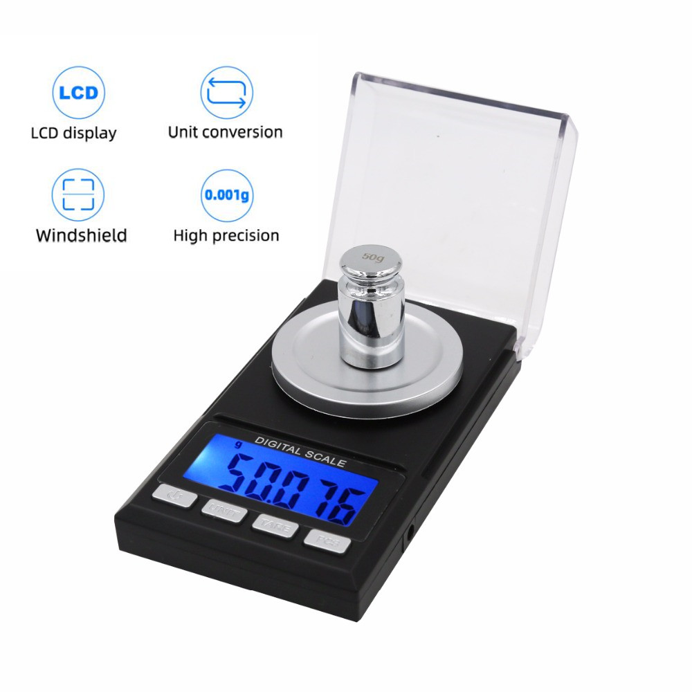 Tape Dispenser Weighted - 100g/50g elektronische weegschaal Hoge precisie 0,001g