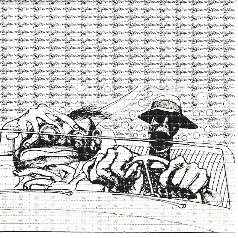 Ink Blotter Paper - Hunter In Vegas Psychedelische Lsd/Zuur Gratis
