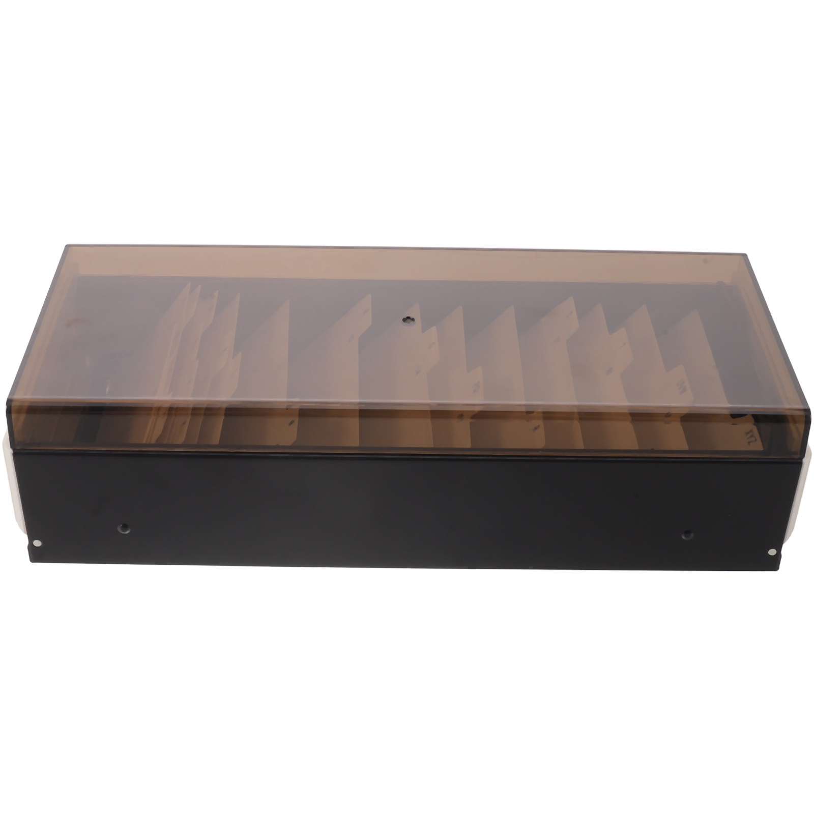 Card Index Box - Visitekaartjeshouder met grote capaciteit, opbergdoos, zwarte