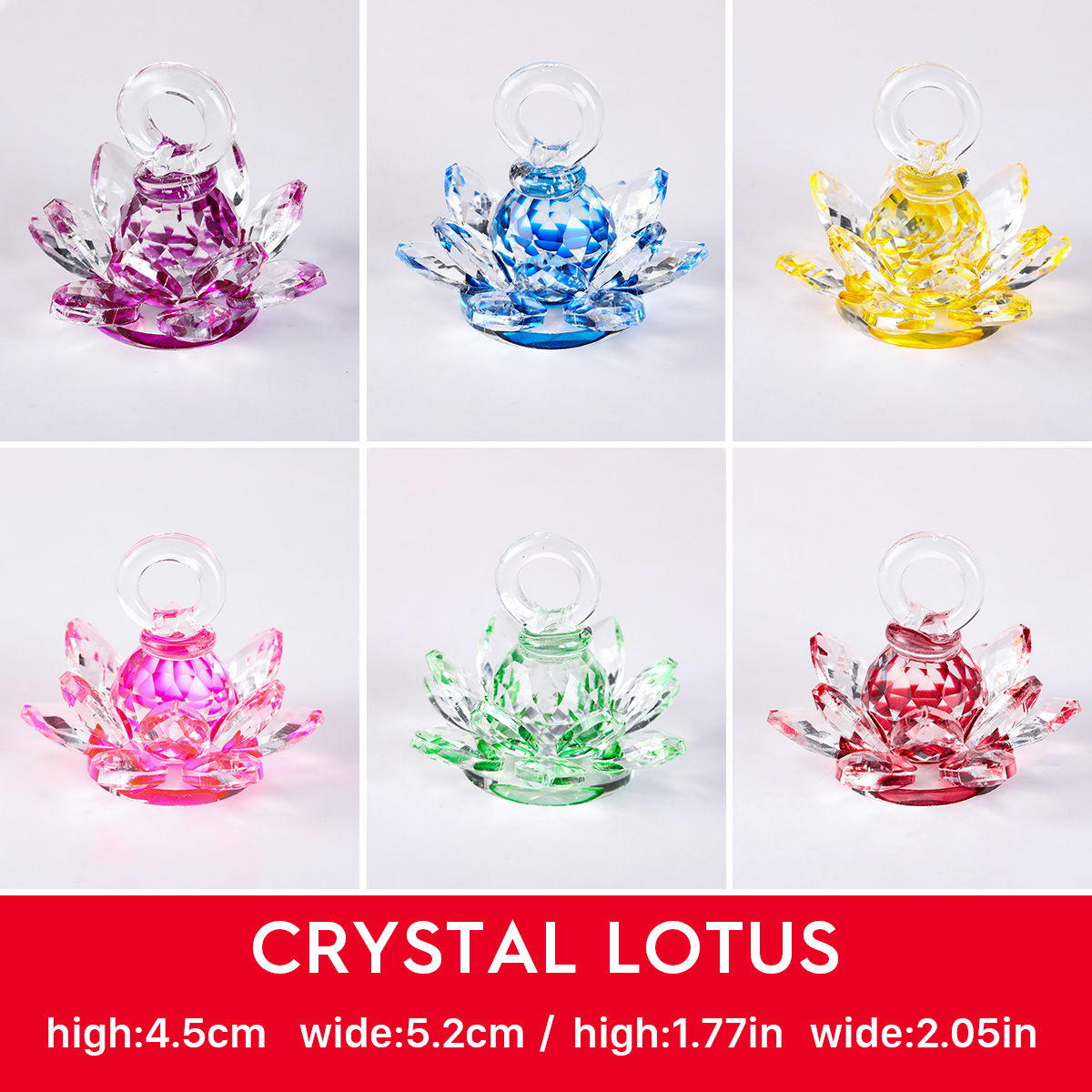 60Mm Quartz Crystal Lotus Bloe - Paper Weight Crystal recensie en prijs