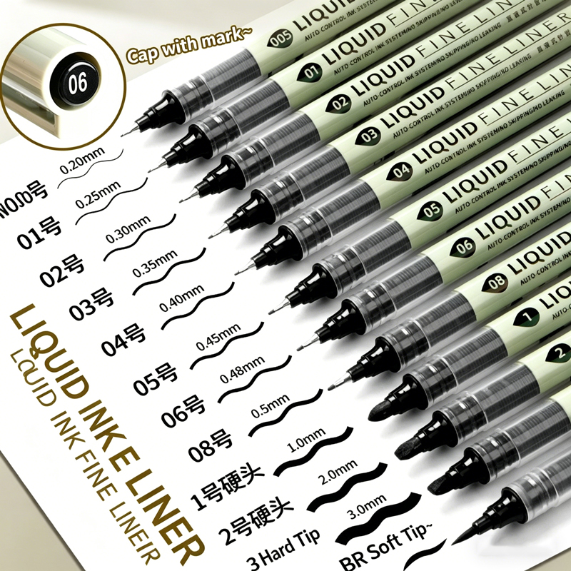 12 Tibs Zwarte Pen Fijne Lijn  - Correction Pen Fine recensie en prijs