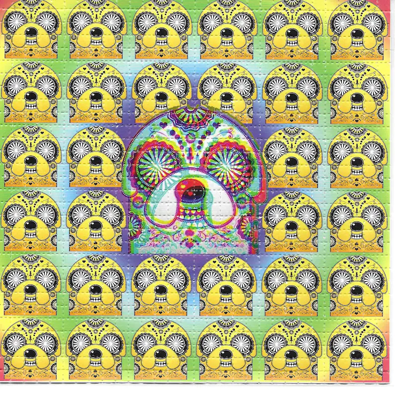 Crazy Time Psychedelische LSD  - Ink Blotter Paper recensie en prijs