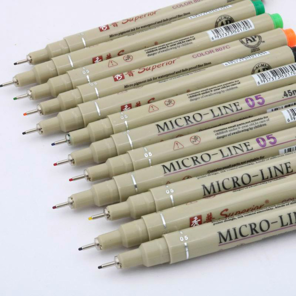 12 kleuren poreuze punt pennen - Copic Marker Sketch recensie en prijs