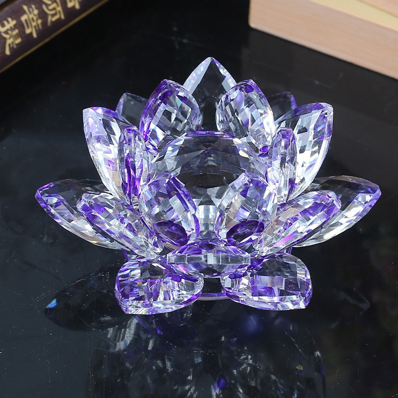 Kristallen lotusbloem beeldje  - Paper Weight Crystal recensie en prijs