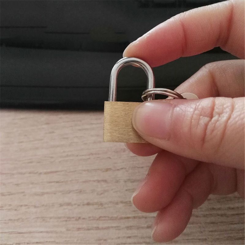 Messing hangslot met sleutels, - Letter Opener Brass recensie en prijs